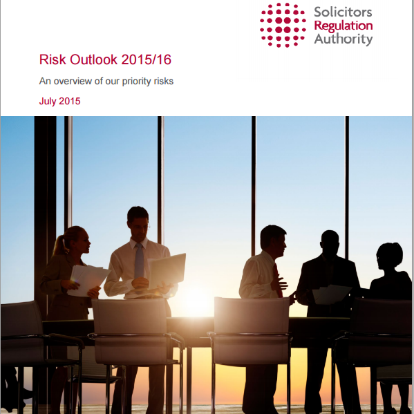 THE SRA Risk Outlook 201516 Lawyers Defence Group